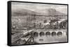 General View of Belfast, Northern Ireland-null-Framed Stretched Canvas