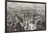 General View of Birmingham, West Midlands, England-null-Framed Giclee Print