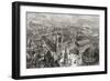 General View of Birmingham, West Midlands, England-null-Framed Giclee Print