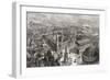 General View of Birmingham, West Midlands, England-null-Framed Giclee Print