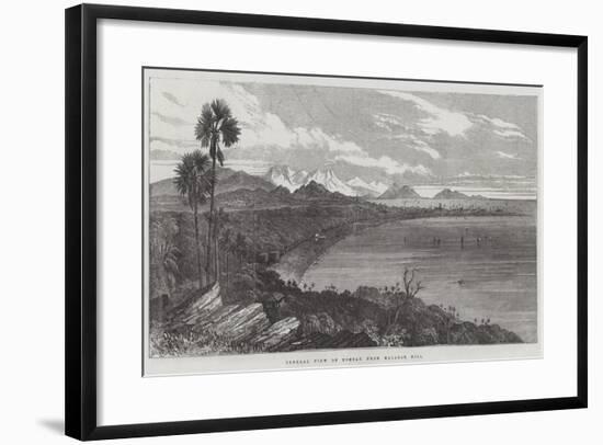 General View of Bombay, from Malabar Hill-Samuel Read-Framed Giclee Print