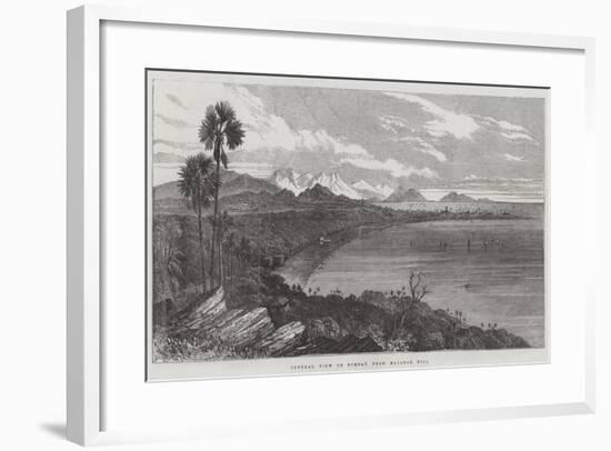 General View of Bombay, from Malabar Hill-Samuel Read-Framed Giclee Print