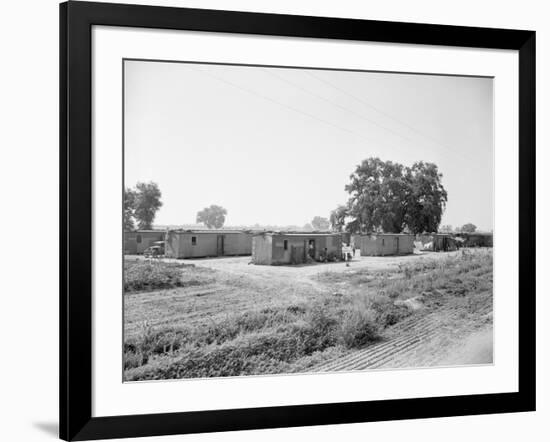 General View of Boxcar Shanty Town-null-Framed Photographic Print