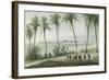 General View of Cadiz, Engraved by John Pye (1782-1874)-J. Taylor-Framed Giclee Print