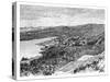 General View of Castries, St Lucia Island, C1890-null-Stretched Canvas