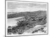 General View of Castries, St Lucia Island, C1890-null-Mounted Giclee Print