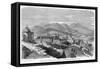 General View of Chambery, in Savoie, Seen from Mont Calvary-null-Framed Stretched Canvas