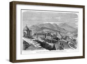 General View of Chambery, in Savoie, Seen from Mont Calvary-null-Framed Art Print