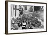 General View of Crowds Inspecting the Exhibits at a Motor Show-English Photographer-Framed Photographic Print
