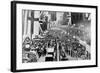 General View of Crowds Inspecting the Exhibits at a Motor Show-English Photographer-Framed Photographic Print