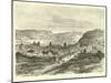 General View of Cuzco, from Iscaypampa, Plain of the Thorn-Édouard Riou-Mounted Giclee Print