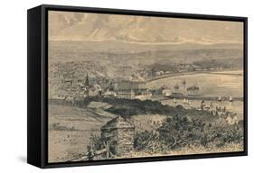 General View of Douglas, 1880-Abel Lewis-Framed Stretched Canvas