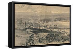 General View of Douglas, 1880-Abel Lewis-Framed Stretched Canvas