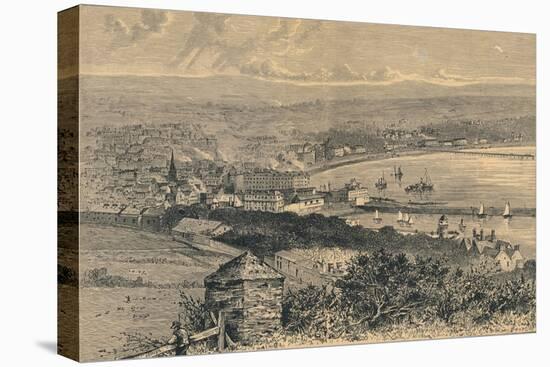General View of Douglas, 1880-Abel Lewis-Stretched Canvas