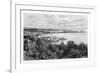 General View of Fort-De-France, Martinique, C1890-A Kohl-Framed Giclee Print