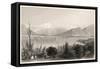 General View of Geneva and Lake Leman (From Opposite the Villa of Lord Byron at Coligny)-null-Framed Stretched Canvas