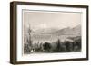 General View of Geneva and Lake Leman (From Opposite the Villa of Lord Byron at Coligny)-null-Framed Art Print