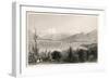 General View of Geneva and Lake Leman (From Opposite the Villa of Lord Byron at Coligny)-null-Framed Art Print