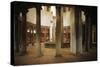 General View of Interior, Basilica of St Stephen in Round on Celian Hill, Rome, Italy, 5th Century-null-Stretched Canvas