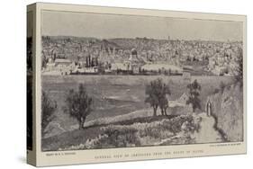 General View of Jerusalem from the Mount of Olives-null-Stretched Canvas