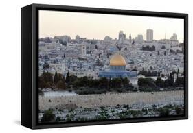 General View of Jerusalem, Israel-null-Framed Stretched Canvas