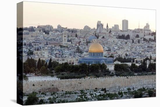 General View of Jerusalem, Israel-null-Stretched Canvas