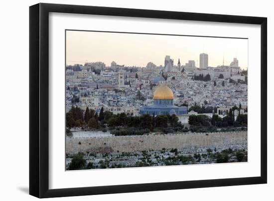 General View of Jerusalem, Israel-null-Framed Giclee Print