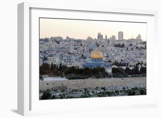 General View of Jerusalem, Israel-null-Framed Giclee Print