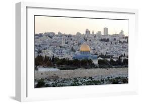 General View of Jerusalem, Israel-null-Framed Giclee Print
