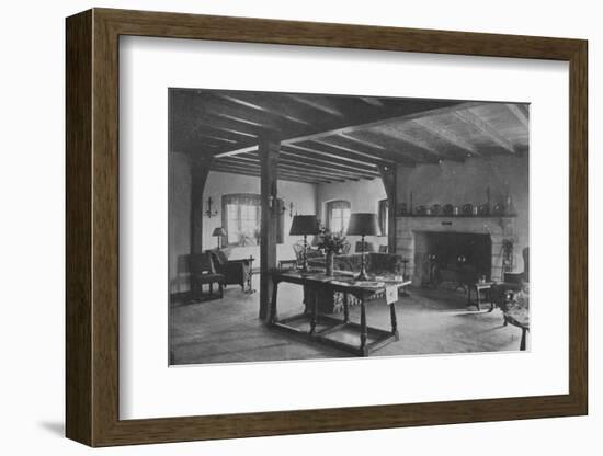 General view of lounge, Oakland Golf Club, Bayside, New York, 1923-null-Framed Photographic Print