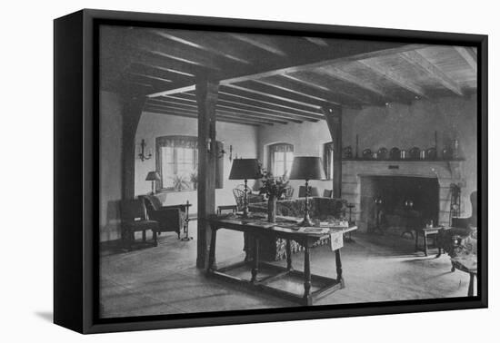 General view of lounge, Oakland Golf Club, Bayside, New York, 1923-null-Framed Stretched Canvas