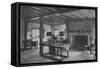 General view of lounge, Oakland Golf Club, Bayside, New York, 1923-null-Framed Stretched Canvas