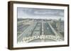 General View of Luxembourg Gardens in Paris, 1810, engraved by J.B. Chapuis-Angelo Garbizza-Framed Giclee Print
