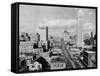 General View of Minneapolis-null-Framed Stretched Canvas