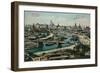 General View of Moscow. Postcard Sent in 1913-Russian Photographer-Framed Premium Giclee Print