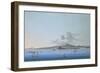 General View of Naples from Sea, Gouache-null-Framed Giclee Print