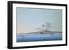 General View of Naples from Sea, Gouache-null-Framed Giclee Print