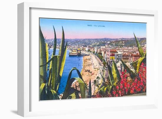 General View of Nice, France-null-Framed Art Print