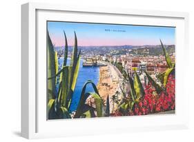 General View of Nice, France-null-Framed Art Print