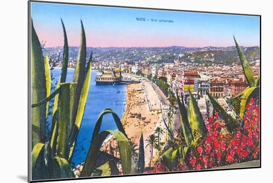 General View of Nice, France-null-Mounted Art Print