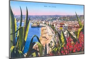 General View of Nice, France-null-Mounted Art Print