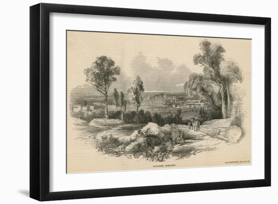 General View of Norwood Cemetery-null-Framed Giclee Print