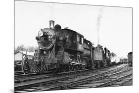 General View of Nyo&W Locomotive-null-Mounted Premium Photographic Print