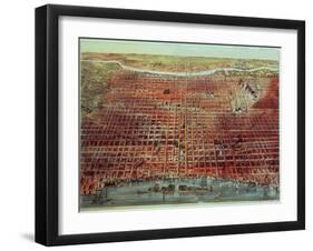 General View of Philadelphia, 1875-Currier & Ives-Framed Giclee Print