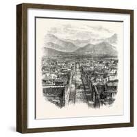 General View of Pompeii-null-Framed Giclee Print