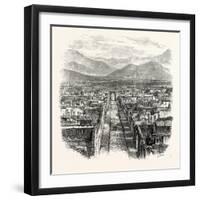 General View of Pompeii-null-Framed Giclee Print