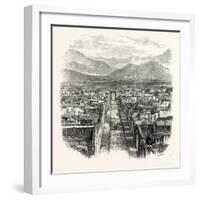 General View of Pompeii-null-Framed Giclee Print