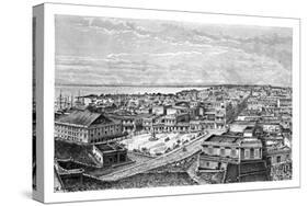 General View of San Juan Bautista, Puerto Rico, C1890-A Kohl-Stretched Canvas