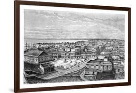 General View of San Juan Bautista, Puerto Rico, C1890-A Kohl-Framed Giclee Print