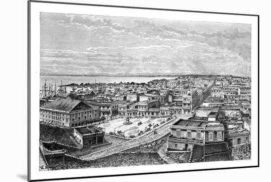 General View of San Juan Bautista, Puerto Rico, C1890-A Kohl-Mounted Giclee Print